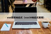 vue实现响应式（vue30响应式原理）