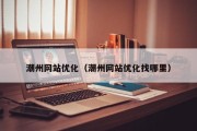 潮州网站优化（潮州网站优化找哪里）