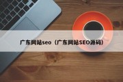 广东网站seo（广东网站SEO源码）