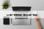 seo推广营销网站（做seo推广网站）