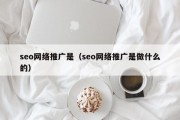 seo网络推广是（seo网络推广是做什么的）