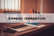 东平网站设计（东明网站设计公司）